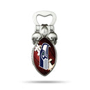 NFL Seattle Seahawks Magnetic Bottle Opener, Stainless Steel, Strong Magnet to Display on Fridge By Rico Industries