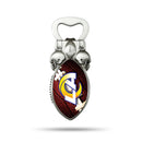 NFL Los Angeles Rams Magnetic Bottle Opener, Stainless Steel, Strong Magnet to Display on Fridge By Rico Industries