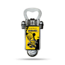 NCAA Wichita State Shockers Magnetic Bottle Opener, Stainless Steel, Strong Magnet to Display on Fridge By Rico Industries