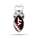 NCAA Virginia Tech Hokies Magnetic Bottle Opener, Stainless Steel, Strong Magnet to Display on Fridge By Rico Industries