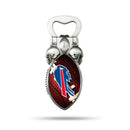 NFL Buffalo Bills Magnetic Bottle Opener, Stainless Steel, Strong Magnet to Display on Fridge By Rico Industries