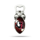 NCAA Northern Illinois Huskies Magnetic Bottle Opener, Stainless Steel, Strong Magnet to Display on Fridge By Rico Industries