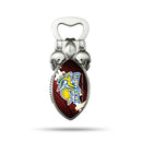 NCAA South Dakota State Jackrabbits Magnetic Bottle Opener, Stainless Steel, Strong Magnet to Display on Fridge By Rico Industries