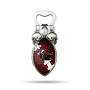 NCAA Montana Grizzlies Magnetic Bottle Opener, Stainless Steel, Strong Magnet to Display on Fridge By Rico Industries