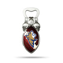 NCAA Montana State Bobcats Magnetic Bottle Opener, Stainless Steel, Strong Magnet to Display on Fridge By Rico Industries