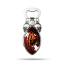 NCAA Oregon State Beavers Magnetic Bottle Opener, Stainless Steel, Strong Magnet to Display on Fridge By Rico Industries
