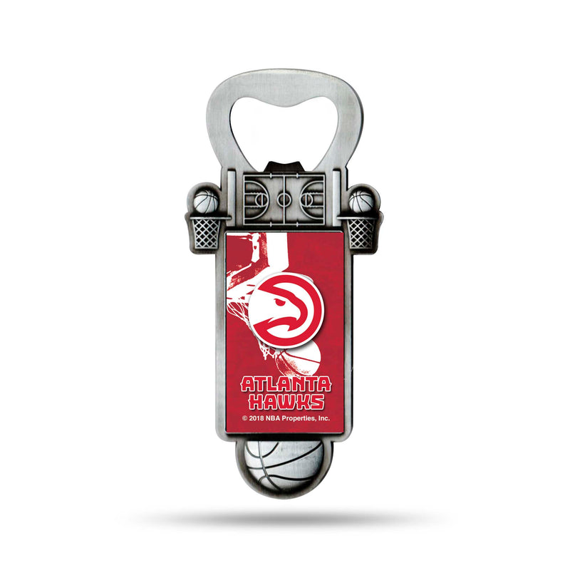 Hawks - Atl Basketball Bottle Opener Magnet