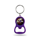 NFL Baltimore Ravens Metal Keychain - Beverage Bottle Opener With Key Ring - Pocket Size By Rico Industries