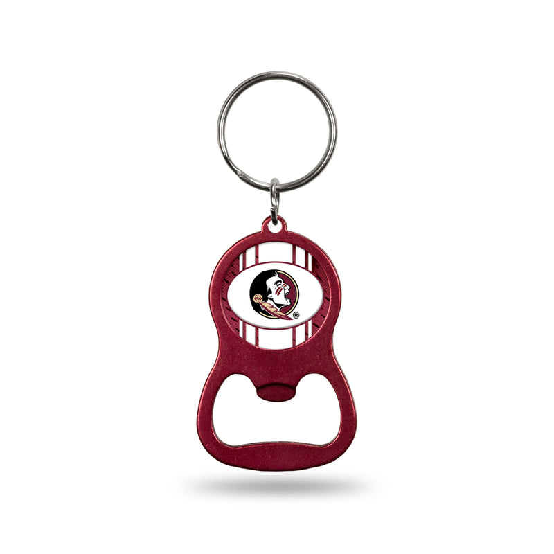 NCAA Florida State Seminoles Metal Keychain - Beverage Bottle Opener With Key Ring - Pocket Size By Rico Industries