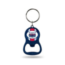 NCAA Florida Atlantic Owls Metal Keychain - Beverage Bottle Opener With Key Ring - Pocket Size By Rico Industries