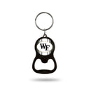 NCAA Wake Forest Demon Deacons Metal Keychain - Beverage Bottle Opener With Key Ring - Pocket Size By Rico Industries