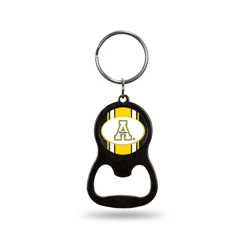 NCAA Appalachian State Mountaineers Metal Keychain - Beverage Bottle Opener With Key Ring - Pocket Size By Rico Industries