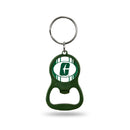 Unc Charlotte Colored Bottle Opener Keychain - Green