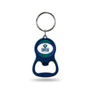NCAA N.Carolina-Wilmington Seahawks Metal Keychain - Beverage Bottle Opener With Key Ring - Pocket Size By Rico Industries