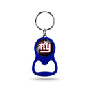 NFL New York Giants Metal Keychain - Beverage Bottle Opener With Key Ring - Pocket Size By Rico Industries