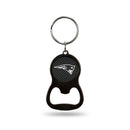 NFL New England Patriots Metal Keychain - Beverage Bottle Opener With Key Ring - Pocket Size By Rico Industries
