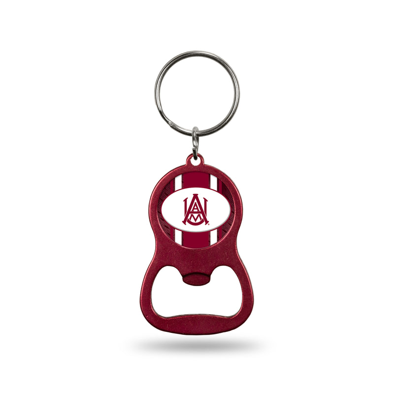 NCAA Alabama A&M Bulldogs Metal Keychain - Beverage Bottle Opener With Key Ring - Pocket Size By Rico Industries