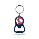 NCAA Mississippi Rebels Metal Keychain - Beverage Bottle Opener With Key Ring - Pocket Size By Rico Industries