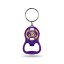 NCAA LSU Tigers Metal Keychain - Beverage Bottle Opener With Key Ring - Pocket Size By Rico Industries