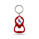 NCAA Louisiana Tech Bulldogs Metal Keychain - Beverage Bottle Opener With Key Ring - Pocket Size By Rico Industries