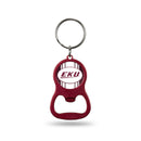 NCAA Eastern Kentucky Colonels Metal Keychain - Beverage Bottle Opener With Key Ring - Pocket Size By Rico Industries