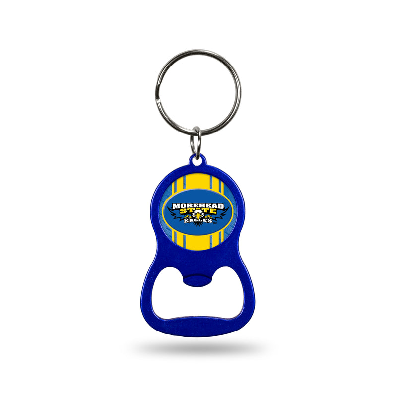 NCAA Morehead State  Eagles Metal Keychain - Beverage Bottle Opener With Key Ring - Pocket Size By Rico Industries