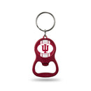 NCAA Indiana Hoosiers Metal Keychain - Beverage Bottle Opener With Key Ring - Pocket Size By Rico Industries
