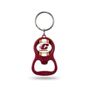 NCAA Central Michigan Chippewas Metal Keychain - Beverage Bottle Opener With Key Ring - Pocket Size By Rico Industries