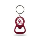 NCAA Oklahoma Sooners Metal Keychain - Beverage Bottle Opener With Key Ring - Pocket Size By Rico Industries