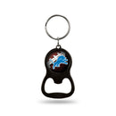 NFL Detroit Lions Metal Keychain - Beverage Bottle Opener With Key Ring - Pocket Size By Rico Industries
