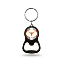 NCAA Texas Longhorns Metal Keychain - Beverage Bottle Opener With Key Ring - Pocket Size By Rico Industries