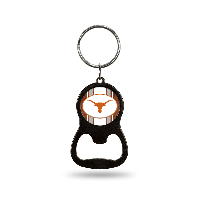 NCAA Texas Longhorns Metal Keychain - Beverage Bottle Opener With Key Ring - Pocket Size By Rico Industries