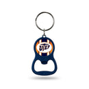 NCAA Texas-El Paso Miners Metal Keychain - Beverage Bottle Opener With Key Ring - Pocket Size By Rico Industries