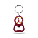 NCAA Southern California Trojans Metal Keychain - Beverage Bottle Opener With Key Ring - Pocket Size By Rico Industries