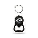 NFL Los Angeles Rams Metal Keychain - Beverage Bottle Opener With Key Ring - Pocket Size By Rico Industries