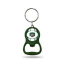 NCAA Ohio Bobcats Metal Keychain - Beverage Bottle Opener With Key Ring - Pocket Size By Rico Industries