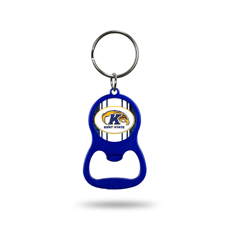 Kent State Colored Bottle Opener Keychain - Royal