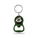 NFL Green Bay Packers Metal Keychain - Beverage Bottle Opener With Key Ring - Pocket Size By Rico Industries