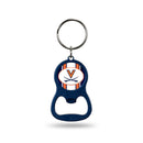 Virginia University Colored Bottle Opener Keychain - Navy