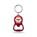 NCAA Virginia Tech Hokies Metal Keychain - Beverage Bottle Opener With Key Ring - Pocket Size By Rico Industries