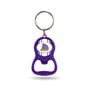 NCAA James Madiscon Dukes Metal Keychain - Beverage Bottle Opener With Key Ring - Pocket Size By Rico Industries