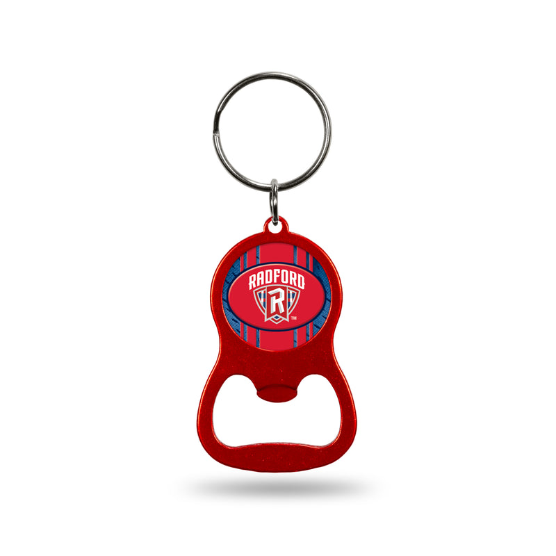 NCAA Radford  Highlanders Metal Keychain - Beverage Bottle Opener With Key Ring - Pocket Size By Rico Industries