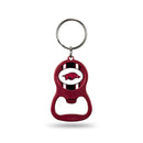 NCAA Arkansas Razorbacks Metal Keychain - Beverage Bottle Opener With Key Ring - Pocket Size By Rico Industries