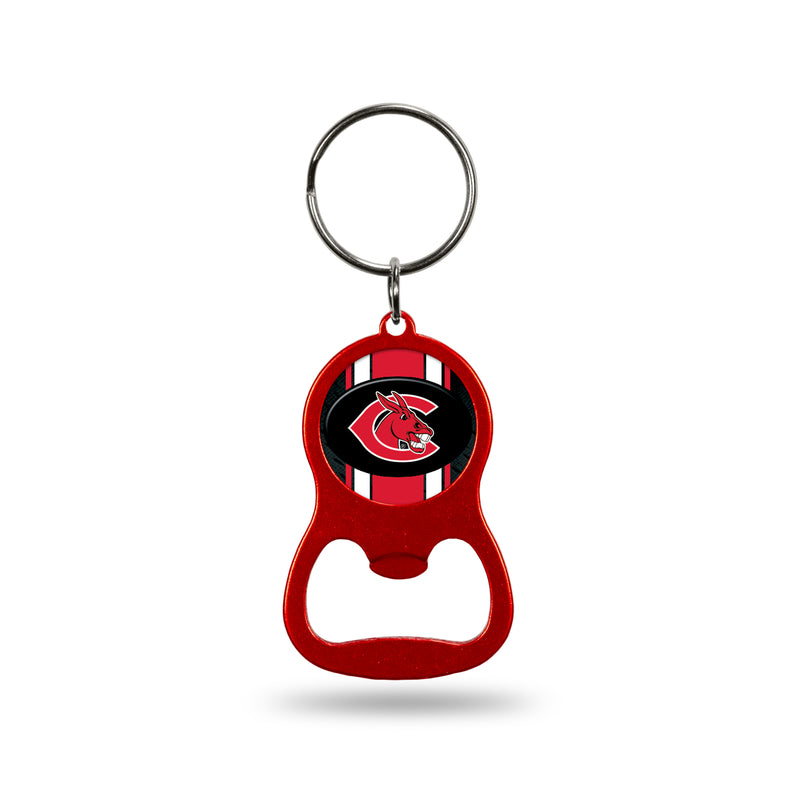NCAA Central Missouri Mules Metal Keychain - Beverage Bottle Opener With Key Ring - Pocket Size By Rico Industries