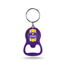 Western Illinois Colored Bottle Opener Keychain