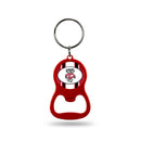 NCAA Wisconsin Badgers Metal Keychain - Beverage Bottle Opener With Key Ring - Pocket Size By Rico Industries