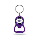 NCAA Wisconsin-Whitewater Warhawks Metal Keychain - Beverage Bottle Opener With Key Ring - Pocket Size By Rico Industries