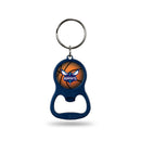 NBA Charlotte Hornets Metal Keychain - Beverage Bottle Opener With Key Ring - Pocket Size By Rico Industries