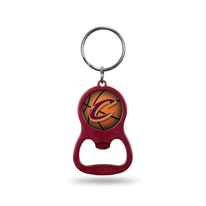 Cavaliers Colored Bottle Opener Keychain - Maroon