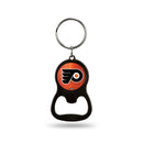 NHL Philadelphia Flyers Metal Keychain - Beverage Bottle Opener With Key Ring - Pocket Size By Rico Industries
